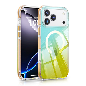 Funda Magnética Personalizada con Degradado de Purpurina para <span class=keywords><strong>iPhone</strong></span> 16 17 Pro/Pro Max, Antigolpes, Antiamarilleo, con Tecnología IMD - Product Image 3