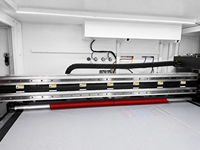 12 Head 120cm Printer DTF Industri Otomatis Penuh 100 SQM/Jam Mesin Transfer Film Langsung Kecepatan Tinggi 1 Tahun untuk Grosir