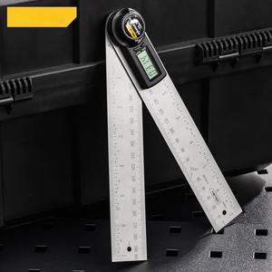 مسطرة زاوية رقمية من الفولاذ المقاوم للصدأ، أداة قياس، منقلة 200 مم DL305200، وزن 0.24 كجم، صنع في الصين - Product Image 2