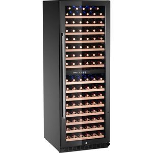 Frigorifero Commerciale per Vini Arktic 418L Nero, 2 Zone, Capacità 131 Bottiglie, 680x595x1760mm - Product Image 1
