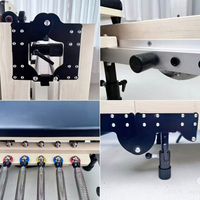 Máquina de Pilates Power Gym Pro Core, Equipo de Ejercicio de Grado Profesional, Madera de Arce, Máquina Reformer de Pilates Multiusos Plegable