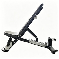 Nouveau modèle 3 Stops Gym Fitness Banc de musculation réglable multifonctionnel pour haltères et développé couché
