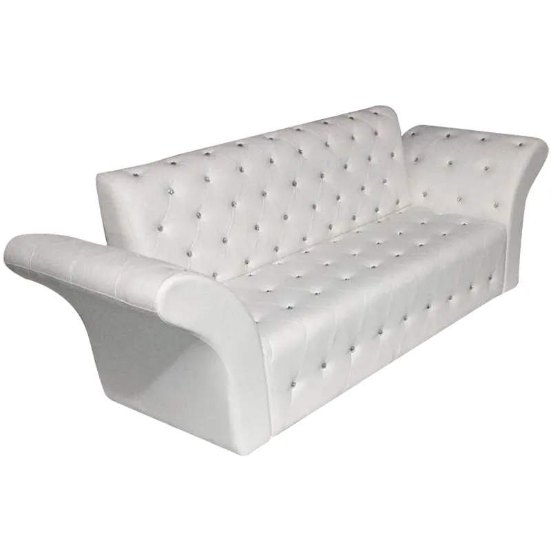 2022 New Arrival European Style Very Soft Comfortable White Waiting Chair Sofa Bench 10 Years Warranty