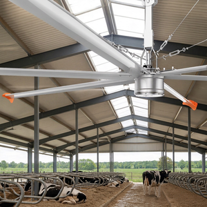 Ventilador para Establos Keystone, para Control de Amoníaco y Humedad, Intercambio de Aire a Altura de Respiración de Vacas, Funciona con Ventilación Natural - Product Image 1
