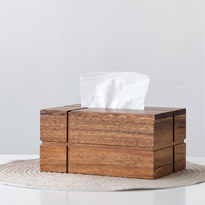 Walnut Napkin Chủ Handmade Giấy <span class=keywords><strong>Tissue</strong></span> <span class=keywords><strong>Box</strong></span> Bằng Gỗ Với Diy In - Product Image 3