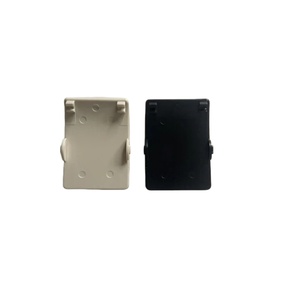 Cache-couvercle <span class=keywords><strong>ISOFIX</strong></span> pour siège enfant compatible BMW X7 G07 2019-2026, garniture d'ancrage de siège arrière noir beige - Product Image 4