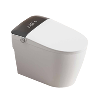 Inodoro Inteligente para Baño, Inodoro Eléctrico con Bidé, Inodoro de Cerámica, Inodoro Totalmente Automático e Inteligente