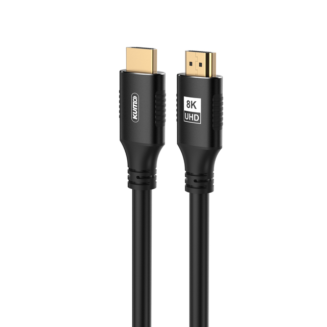 Certified Latest 2.1v 8k hdmi to hdmi Black Cable 1m 2m Best hdmi Extension Cable