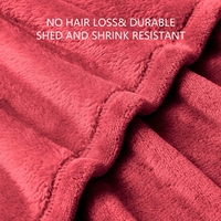 Couverture de canapé en flanelle polaire solide personnalisée jeter luxe microfibre peluche doux chaud jeter couverture pour lit canapé