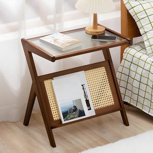 Wicker side <b>table</b>, small coffee <b>table</b>, home use, sofa, tea cabinet, multi-functional corner <b>table</b>, balcony, simple small tea - Product Image 3
