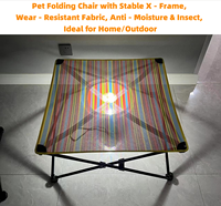 Chaise de Camping pliante Portable pour animaux de compagnie lit pour chien lavable léger pour la plage en plein air randonnée respirant solide pour les petits animaux