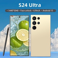 Teléfono Inteligente S24 Ultra con Lápiz Integrado, LTE 4G, Android, Pantalla Grande de 6.9 Pulgadas, 8.1, 3GB de RAM + 64GB de Almacenamiento, Cuatro Núcleos