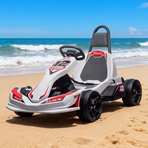 Coche Eléctrico Infantil en Oferta, Karting Eléctrico de 12V con 4 Motores, Coches Clásicos Eléctricos para Niños, Kart de Cuatro Ruedas con Doble Tracción - Product Image 6