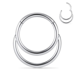 Bán buôn ASTM F136 Titanium 2-<span class=keywords><strong>Wire</strong></span> bản lề Segment Ring với Teardrop CZ trung tâm <span class=keywords><strong>Helix</strong></span> bông tai với Claw Set Công nghệ - Product Image 4