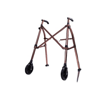 Aluminum Alloy Elderly Walking Aids Assisted Walking Assistance Vehicle Wheeled Adult Handcart <b>Rollator</b> - Product Image 4