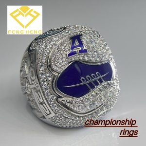 Anillo Conmemorativo del Campeonato de la Copa Grey <span class=keywords><strong>2022</strong></span> de los Argonautas de Toronto, Elegante, Chapado en Plata de Ley con Incrustaciones de Cobre, Joyería de Calidad, Regalo - Product Image 3