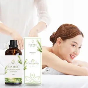 Aceite esencial orgánico, aceite esencial de árbol de té para aromaterapia y uso tópico