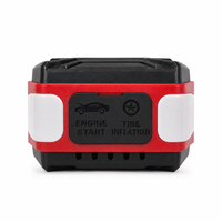 Cordless Tire Inflator with Jump Starter 4000A Peak 150PSI Portable Air Compressor Power Bank LED