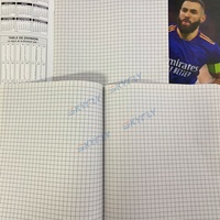 Fabrication sur mesure et vente en gros de cahiers d'exercices à reliure agrafée pour pays africains, formats A4 et A5, pour papier offset 16x20,5 cm