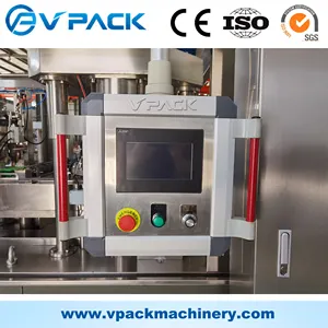 Aluminum Beverage Pop Cans Production Machine Automatic Cans Filling Sealing Line