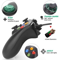 Controlador de Juegos Arcade con Cable PC360 para PS3 y PC, Compatible con Steam y Black Myth, con Vibración y Joysticks