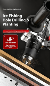 Bor Impak Tanpa Sikat 21V 3 in 1 Obeng Palu Tanpa Kabel Chuck Ratchet Logam Industri 3500rpm 200N.<span class=keywords><strong>m</strong></span> Torsi Maksimum 130mm - Product Image 4