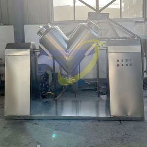 V-şekli kuru toz mikser paslanmaz çelik küçük mikser blender-sıhhi/madencilik cevheri/kimyasal karıştırma makinesi - Product Image 5