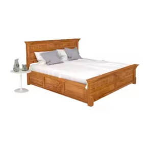 Cama de Madera de Teca de Alta Calidad, Diseños Sencillos al Mejor Precio, Hecha a Mano en Indonesia para Dormitorio, Villa, Hotel, Apartamento, ABS 43, Madera - Product Image 1