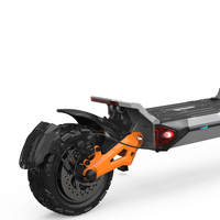 Trottinette électrique à double moteur 1500W, 60V 20.8Ah, vitesse maximale 65 km/h, autonomie 70 km, pneus tout-terrain de 11 pouces, suspension hydraulique, frein à huile