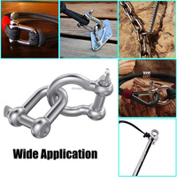 Personnaliser divers types de manilles en acier inoxydable européennes JIS américaines Ancre de levage de type shackle, shackle à boucle robuste, shackle DEE