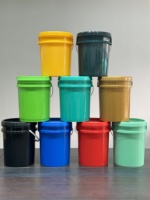 Fournisseur d'usine Contenant en plastique compostable de qualité alimentaire de 20 L avec couvercle jetable étanche pour le stockage du miel et de la crème glacée Prix ​​bas