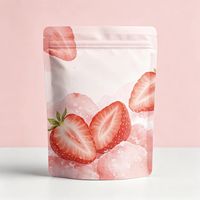 Sacs d'emballage alimentaire refermables personnalisés avec fermeture éclair et thermoscellage pour biscuits, bonbons et autres produits alimentaires