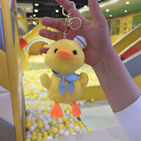 Meilleure vente TikTok : Porte-clés pendentif en peluche canard mignon pour sacs, cadeau pour fille, jouet en peluche