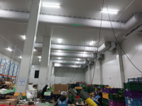 Système de ventilation ignifuge flexible de conduit de textile de chaussette d'air carrée sans projet industriel pour l'hôpital de gymnase pour Hall