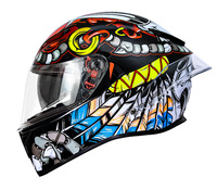 Casque de moto électroplaqué à double visière, coque en ABS, 20 coloris, logo personnalisé, marque privée disponible
