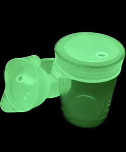 Nouvel arrivage Couvercle extensible en silicone lumineux phosphorescent pour tasse à boisson Couvercle de protection en verre réutilisable