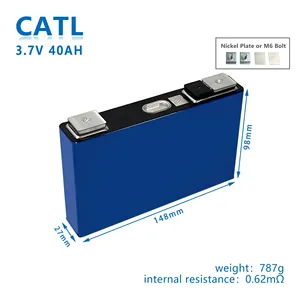 แบตเตอรี่แบบแท่งปริซึม CATL 50Ah NCM แบตเตอรี่ลิเธียมไอออนแบบเติมได้ 3.7v - Product Image 1