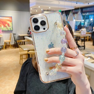 Étui à paillettes pour <span class=keywords><strong>iphone</strong></span>, <span class=keywords><strong>coque</strong></span> de luxe à paillettes, antichoc, avec chaîne plaquée or, transparent, pour modèle <span class=keywords><strong>11</strong></span> - Product Image 5