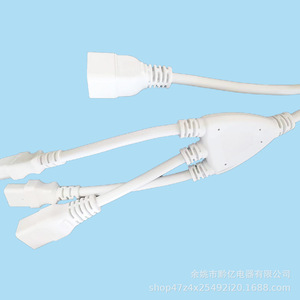 สายไฟ C19 3 ช่องเสียบ ปลั๊ก IEC ตัวเมีย 16 แอมป์ สาย PVC แบบ SJTOW สายต่อพ่วง - Product Image 2