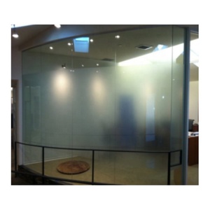 Cloison en verre <span class=keywords><strong>sablé</strong></span> givré trempé gravé à l'acide épais de 8mm pour le bureau - Product Image 6