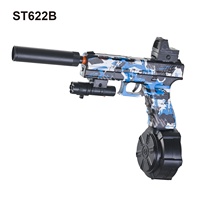 GLK G18 7MM Gel Ammos Jouet électrique Blaster Splatter Launcher for Outdoor Shooting Games Kids Training Gift Plastic