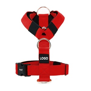 Tactical Dog Harness Custom Personalized Para Perros Nylon Large Tactical Dog Collar and <strong>Leash</strong> No <strong>Pull</strong> Dog Harness - Product Image 3
