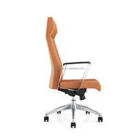 Chaise de bureau en cuir PU réglable et pivotante