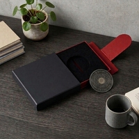 Boîtes à tiroirs de luxe en papier avec logo personnalisé, boîte de rangement pour médailles, doublure en velours, finition mate UV, fermeture magnétique, poignée, événements sportifs