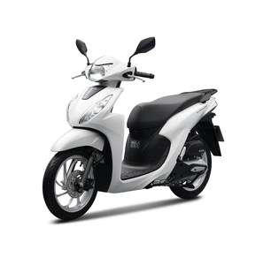 มอเตอร์ไซค์สีขาวสุดหรู 110 ซีซี เกียร์ออโต้ น้ำหนักเบา เหมาะสำหรับในเมือง ประหยัดน้ำมัน เครื่องยนต์ 4 จังหวะ ใช้เชื้อเพลิงเบนซิน จากผู้จำหน่ายมอเตอร์ไซค์ - Product Image 1