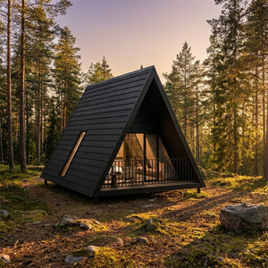Structure d'investissement modulaire de luxe pour hôtel de villégiature en bord de rivière, projet d'extension commerciale S410, maison en A-frame - Product Image 4