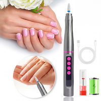 Nouvelle perceuse à ongles électrique rechargeable, design moderne, manucure électrique portable, kit professionnel pour ongles en acrylique