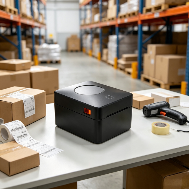 4 Inch Direct Thermal Label Printer Airway Bill Shipping Label for Carton Box and Warehouse Logistics in Stock USB