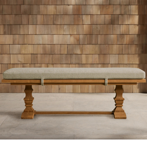 Solid Wood Settee with 45D High Density <b>Sponge</b> Waterproof for Modern Courtyard Outdoor Living - Product Image 4