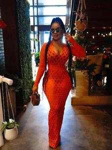 Vestido largo informal de manga corta con estampado para mujer, vestido largo sexy con corte bajo en <span class=keywords><strong>H</strong></span> - Product Image 2